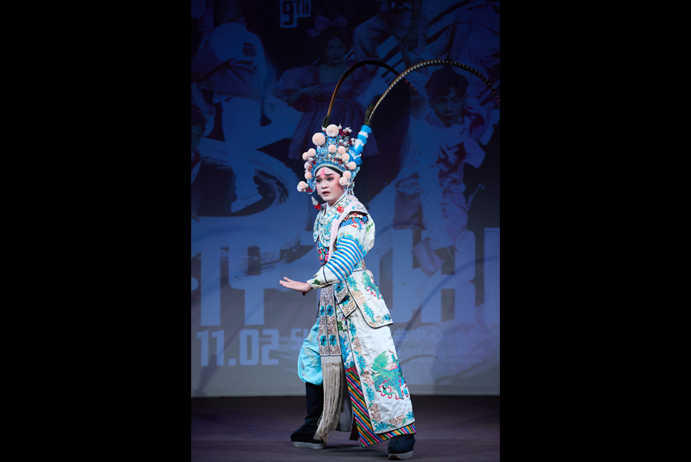 景勝客家戲劇團《呂布與貂蟬》新秀江宇皓飾演呂布