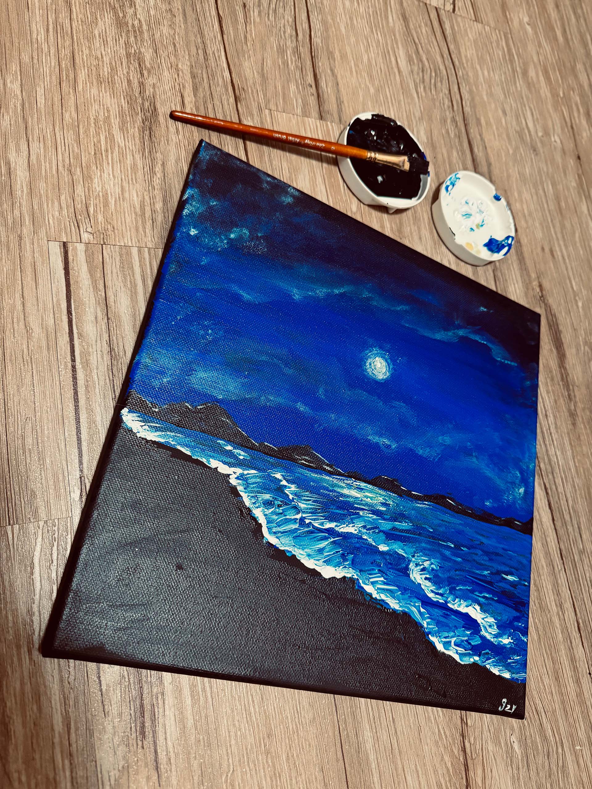 郭姿蓉的畫作。（郭姿蓉提供）