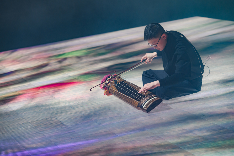 圖說：來自MUTO的玄琴演奏家朴佑宰（Park, Woo-Jae）與電子合成音樂家申範浩（Sin, Bum-Ho）。